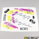 Kit decorativo Peugeot 103 Vogue (1987) branco e rosa