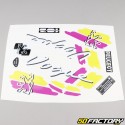 Decoration  kit Peugeot 103 Vogue (1987) white and pink