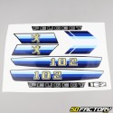 Decoration  kit Peugeot 102 KSM blue sports