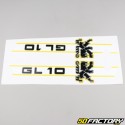 Kit decorativo Peugeot GL10 amarillo