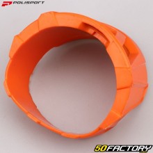 Protection de silencieux de pot d'échappement Ø340 à 400 mm Polisport orange