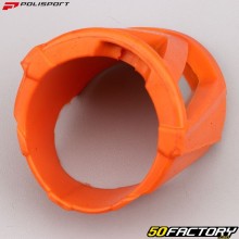 Protección del silenciador de escape ØXNUMX a XNUMX mm Polisport  naranja