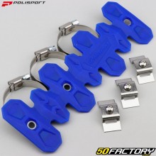 Short exhaust manifold protection Polisport Blue