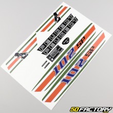 Decoration kit Peugeot 102 SP white