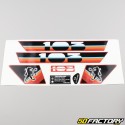 Standard graphic kit Peugeot 103 MVL black and orange