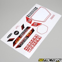 Decoration kit Peugeot 103 SP2 red and white