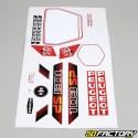 Decoration  kit Peugeot 103 SP2 red and white