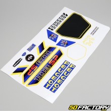 Decoration kit Peugeot 103 SP2 blue and yellow