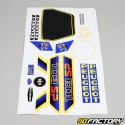 Decoration  kit Peugeot 103 SP2 blue and yellow