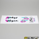 Kit grafiche adesivi Peugeot 103 Vogue (1987) bianco