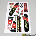 Kit decorativo Peugeot 103 SPX LC fase 1 (jantes Gromeca) verde