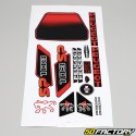 Kit decorativo Peugeot 103 SP3 negro y rojo