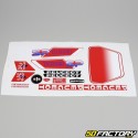 Decoration  kit Peugeot 103 SP3 red and blue