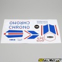 Kit decorativo Peugeot  XNUMX Chrono  fase XNUMX blanco y azul