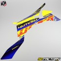 Kit déco Suzuki LTR 450 Kutvek Eraser bleu et jaune