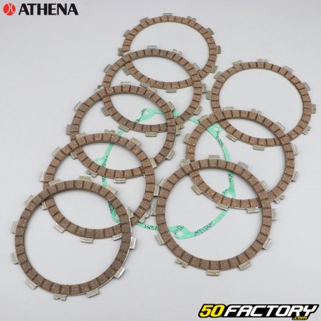 Clutch friction plates with cover gasket Kawasaki KX 250 (1990) Athena