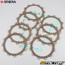 Placas de fricção da embreagem com junta da tampa Yamaha YZ125 (1991 - 1992) Athena