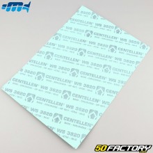 Foglio di guarnizione piana in carta pressata fustellata 235x335x0.6 mm Motocross Marketing