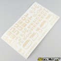 Kit grafico standard Peugeot 103 MVL,  Vogue beige