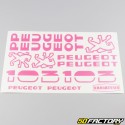 Kit gráfico estándar Peugeot 103 MVL,  Vogue rosa