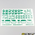 Kit grafico standard Peugeot 103 MVL,  Vogue verde