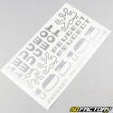 Kit grafico standard Peugeot 103 MVL,  Vogue argento