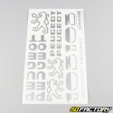 Kit grafico standard Peugeot 103 MVL,  Vogue argento