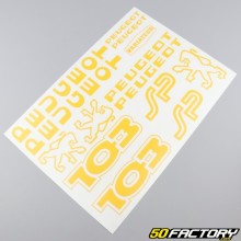 Kit decorativo Peugeot 103 SP amarelo V1