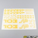 Kit decorativo Peugeot 103 SP amarelo V1