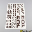 Kit decorativo Peugeot 103 SP marrom V1