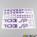 Kit decorativo Peugeot 103 SP roxo escuro V1