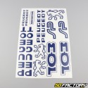 Kit decorativo Peugeot 103 SP azul escuro V1