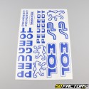 Kit decorativo Peugeot 103 SP azul brilhante V1