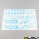 Kit decorativo Peugeot 103 SP azul claro V1