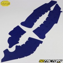 Protectores de chasis cubre cuadro Yamaha YZF 450 (2010 - 2013) Vibrams azules