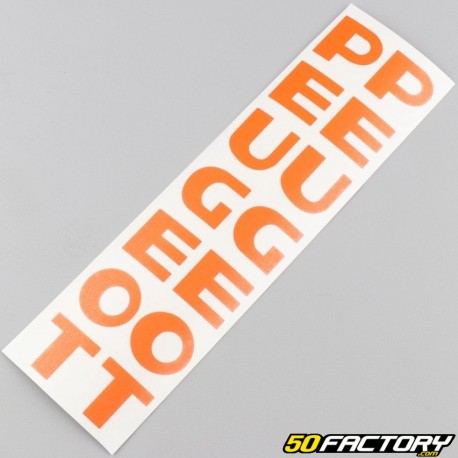 Fork sheath stickers Peugeot 103 oranges