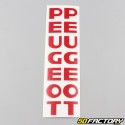 Fork sheath stickers Peugeot 103 red