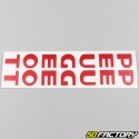 Fork sheath stickers Peugeot 103 red