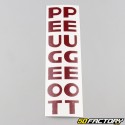 Stickers de fourreaux de fourche Peugeot 103 bordeaux