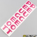Fork sheath stickers Peugeot 103 chewin gum roses