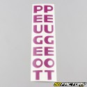 Stickers de fourreaux de fourche Peugeot 103 violets clair