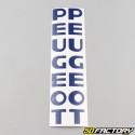 Stickers de fourreaux de fourche Peugeot 103 bleus foncé