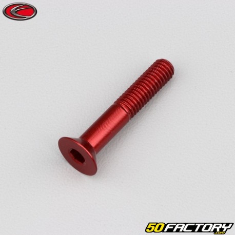 Tornillo de 6x35 mm cabeza avellanada BTR Evotech rojo (por unidad)