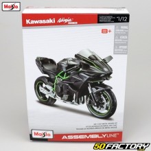 Miniaturmotorrad XNUMX./XNUMX. Kawasaki Ninja HXNUMXR Maisto (Modellbausatz)
