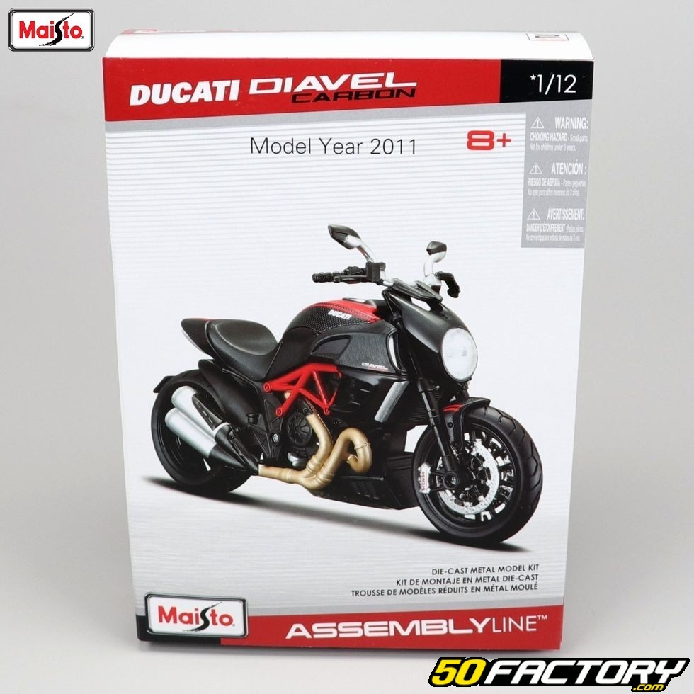 Moto miniature 1/12e Kawasaki KXF 450 Maisto – Maquette à monter