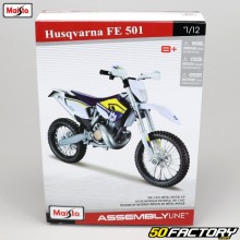 Miniaturmotorrad XNUMX / XNUMX. Husqvarna FE XNUMX Maisto (Modellbausatz)