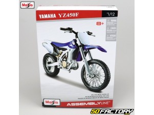Moto miniature 1/12e Yamaha YZF 450 Maisto – Maquette à monter