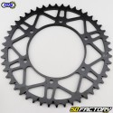 Couronne 48 dents acier 520 Kawasaki KLX 400 R, Suzuki RM-Z 250, 450... Afam SLK (anti-boue) noire