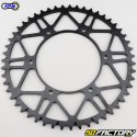 Couronne 51 dents acier 520 Kawasaki KLX 400 R, Suzuki RM-Z 250, 450... Afam SLK (anti-boue) noire