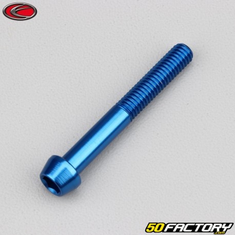 6x45 mm parafuso azul Evotech cabeça cônica BTR (simples)